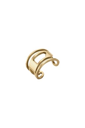 Diesel Gold-Tone Stainless Steel Band Ring - Rings - Unisex - Gold
