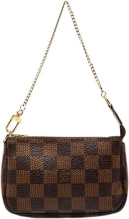 Louis Vuitton Pre-owned Mini Bags, female, Brown, Size: ONE SIZE Pre-owned Mini Pochette Accessoires