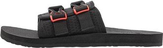 The North Face Trekking Base Camp Strap Slides Black Red 819V-IH7