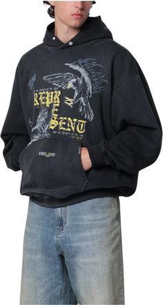 Represent Hombre, Sudaderas, Negro, Talla: L