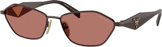 Prada PR D50S Sunglasses - unisex - Prada - Sunglasses - Brown - 57 MM - Accessories