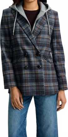 Veronica Beard Oria Dickey Jacket In Blue Multi