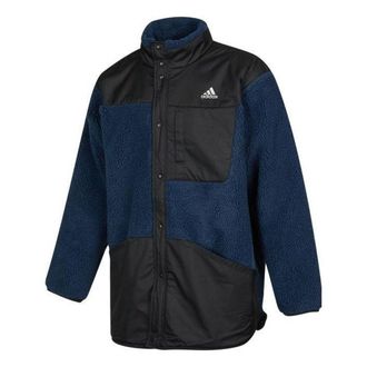 adidas PRSVE Boa Fleece Jacket Asia Sizing Black Blue H40902