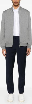 Brunello Cucinelli Mens M&eacute;lange-Effect Sweatshirt Gray Ss25 M