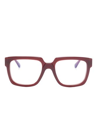 Kuboraum Occhiali squadrati - Rosso