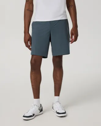 Vuori Clothing Aim Shorts 8 | River Rock Slub Stripe | 28