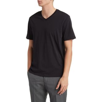 Vince V-Neck T-Shirt in Black at Nordstrom Rack, Size Xx-Large