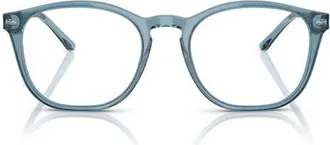 A|X Armani Exchange 50MM PHANTOS in Transparent Blue/demo Lens at Nordstrom