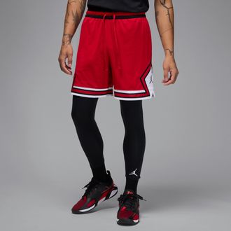 Nike Jordan Mens Jordan Sport Dri-FIT Mesh Diamond Shorts in Red | HF9910-687