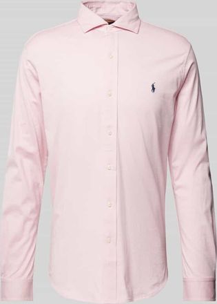 Polo Ralph Lauren Slim Fit Freizeithemd mit Haifischkragen in Pink, Gr&ouml;&szlig;e XL