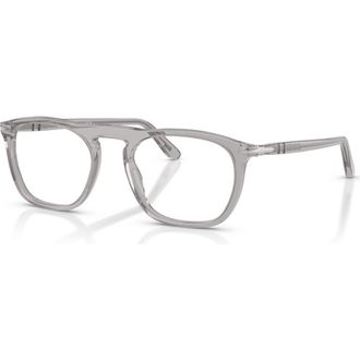 Persol 51mm Square optical glasses in Grey at Nordstrom