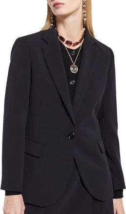 ottod'Ame Classic Tailored Blazer in Black at Nordstrom, Size 48 It