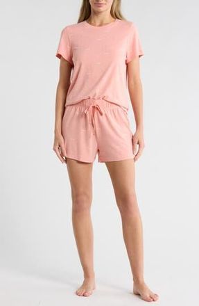 Calvin Klein Soft Slumber Pajamas in Solid Coral at Nordstrom Rack, Size X-Large