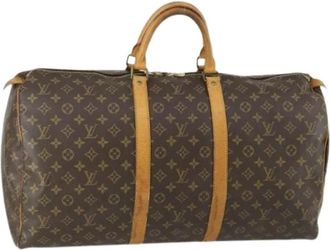Louis Vuitton Pre-owned Vintage Weekendtas - Dames - Vintage Weekendtas - Bruin - ONE Size - Vintage