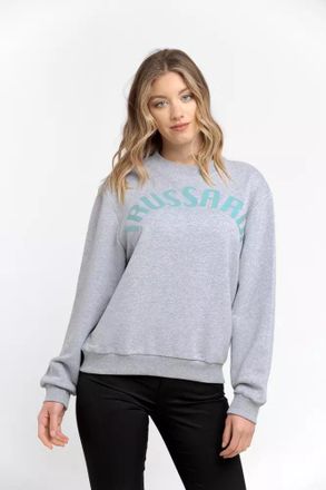 Trussardi Grijze Katoenen Dames Sweatshirt
