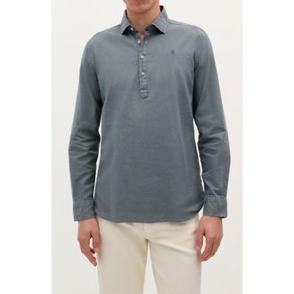 Scalpers New Polera Colors Shirt in Dark Khaki at Nordstrom, Size 45 Eu