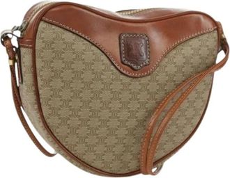 Celine Pre-owned Cross Body Bags, female, Beige, Size: ONE SIZE Pre-owned Vintage Shoulder Bag