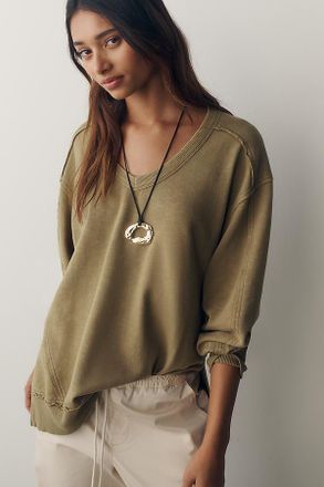 Pilcro Hudson 100% Cotton Oversized Popover Top
