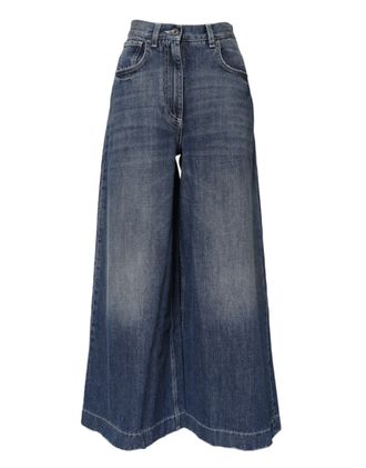 Dolce & Gabbana Brede Pijpen Denim Jeans
