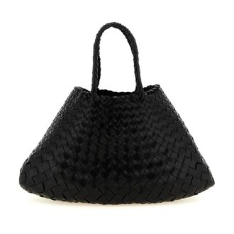 Dragon Diffusion Gevlochten Leren Shopper - Dames - Tassen - Zwart - Maat: ONE Size Leer