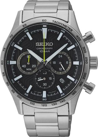 Seiko Chrono Horloge - Heren - Horloges - Grijs - ONE Size - Accessoires