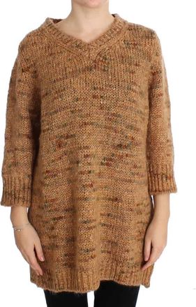 Pink Memories pink MEMORIES Wool Blend Knitted Oversize Womens Sweater