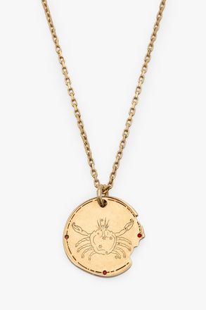 Victoria Beckham Cancer Zodiac Necklace