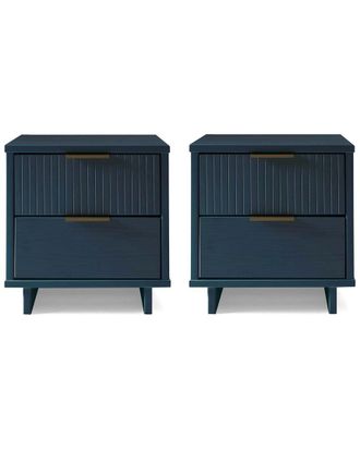 Manhattan Comfort Granville Modern Solid Wood Nightstand