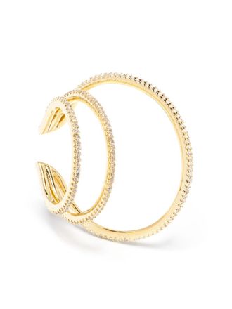 Federica Tosi Jade crystal-embellished ear cuff - Gold