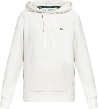 Lacoste Hoodie met geborduurd logo - Wit