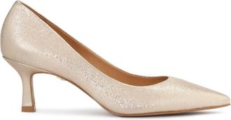 Kazar Metallic leren trouwpumps - Dames - Pumps - Geel - 36 1/2 EU - Leer - Schoenen