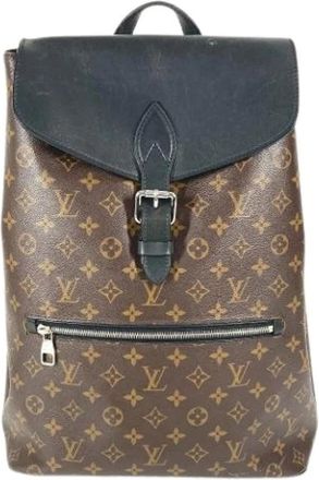 Louis Vuitton Pre-owned Vintage Canvas Rugzak - Heren - Vintage Rugzakken - Bruin - ONE Size - Vintage