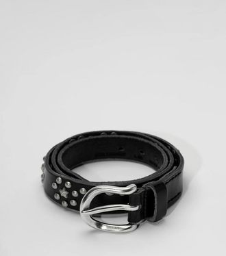 Our Legacy Star Fall Belt in Calf Leather with Decorative Stars and Studs