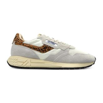Autry Medalist Lage Sneakers - Dames - Sneakers - Beige - 39 EU - Katoen - Schoenen