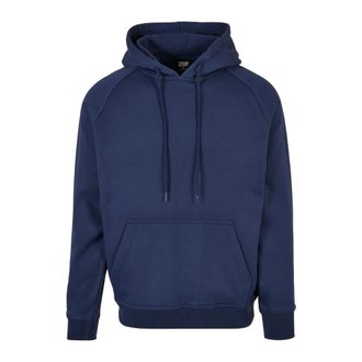 Urban Classics Heren Blanco Hoodie (Donkerblauw)