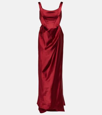 Vivienne Westwood Draped satin gown