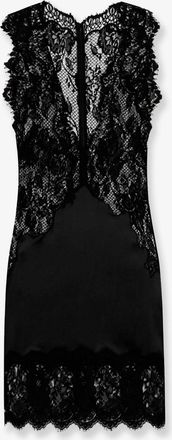 Dolce & Gabbana Vestito in pizzo e satin - DOLCE & GABBANA - gender_Woman