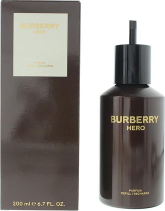 Burberry Mens Hero For Men Parfum Refill 200ml - Black - One Size