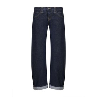 Khaite Dames, Jeans, Blauw, Maat: W26 Katoen