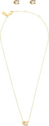 Coach Collana C Pearl (2 pezzi) - Oro
