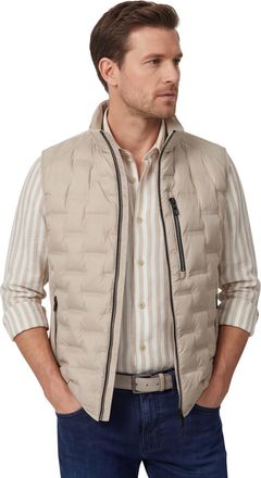 Casamoda Bodywarmer beige Casa Moda opstaande kraag