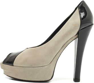 Louis Vuitton Pumps in pelle lucida con plateau - Toni neutri