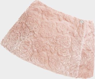 Gorski Rose Printed Select Lamb Shearling Capelet