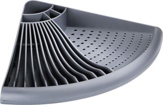 WENKO Geschirrständer »Modell Cornio« Geschirrabtropfer speziell für Küchenecken, abnehmbare Abtropfschale