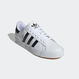 adidas Sneaker ADIDAS ORIGINALS CAMPUS VULC, Damen, Gr. 46, weiss (cloud wei&szlig;, core schwarz, gum 3), Leder, Schuhe Sneaker