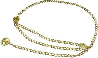 Chanel Pre-owned Belts, female, Yellow, Size: ONE SIZE Pre-owned Chain Belt