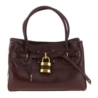 Chlo&eacute; Paddington Sling Small Schoudertas - Dames - Tassen - Bruin - Maat: ONE Size Leer