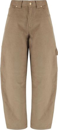 Darkpark Darkpark, Broeken, Dames, Beige, W24, Katoen, Audrey Cargo Broek