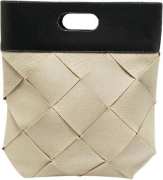 Bottega Veneta Pre-owned Tote Bags, female, Beige, Size: ONE SIZE Pre-owned Tote Bag