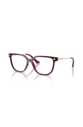 Versace 55mm Square optical glasses in Red at Nordstrom